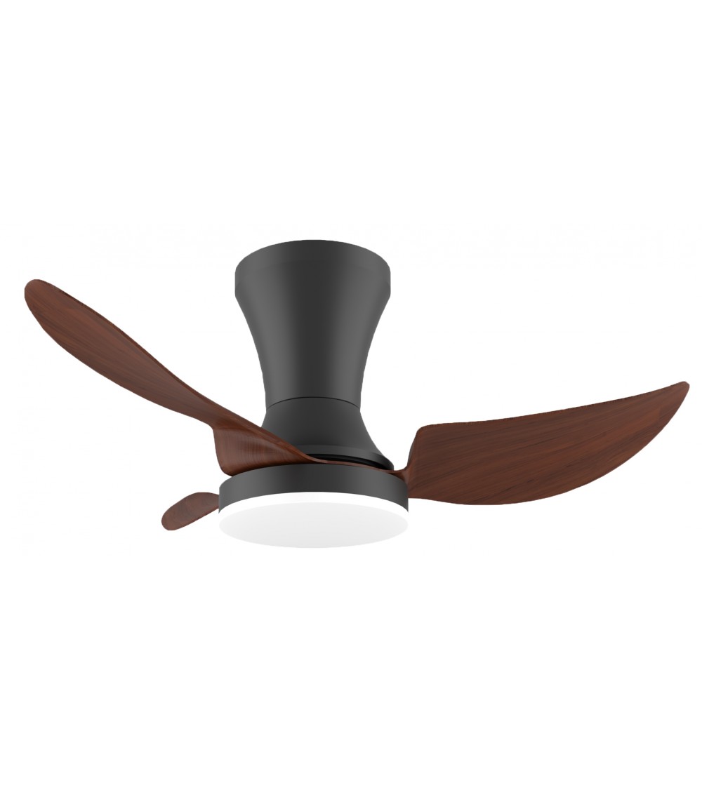 VENTILADOR ILLINOIS NEGRO-MADERA